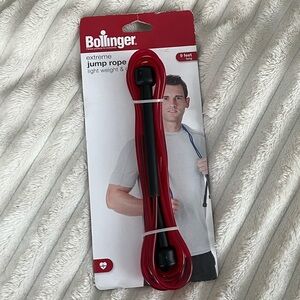 Bollinger Red Extreme Jump Rope • Lightweight and Durable • 9 feet